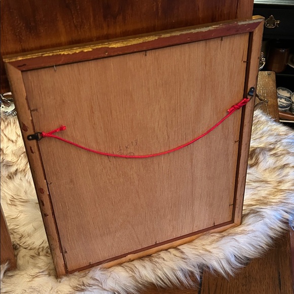 Golden Framed Moonlit Forest Art Print - Picture 4 of 5